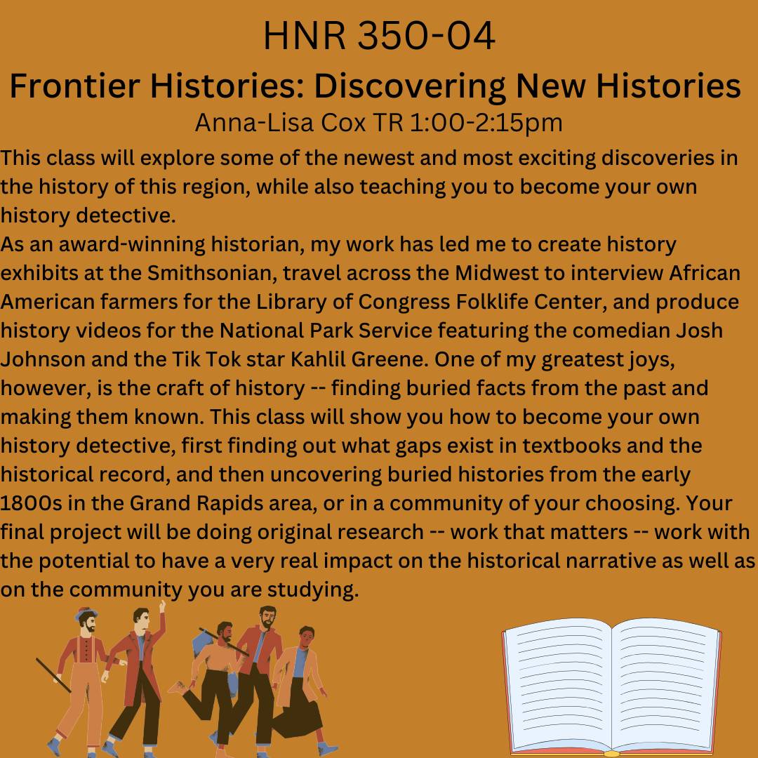 course description HNR 350-04